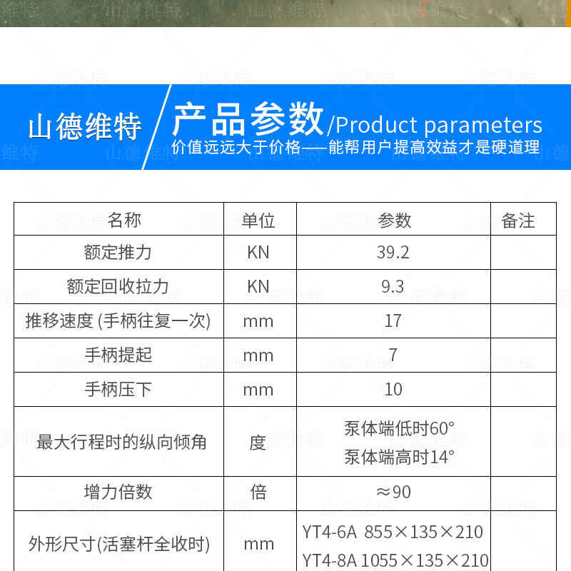 8A推溜器參數